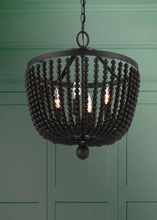 Load image into Gallery viewer, Rylee 4 Light Matte Black Chandelier