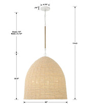 Load image into Gallery viewer, Jasper 6 Light Pendant