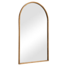 Load image into Gallery viewer, Arched Gold Mirror