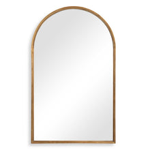 Load image into Gallery viewer, Arched Gold Mirror