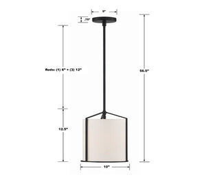 Carlyn 1 Light Mini Pendant