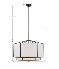 Load image into Gallery viewer, Carlyn 6 Light Chandelier
