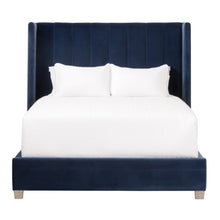 Load image into Gallery viewer, Chandler Queen Bed Denim Velvet

