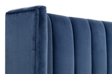 Load image into Gallery viewer, Chandler Queen Bed Denim Velvet
