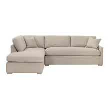 Load image into Gallery viewer, Clara 112" Slim Arm Sleeper Queen Sectional Left Facing Chaise
