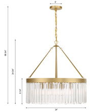 Load image into Gallery viewer, Emory 8 Light Chandelier
