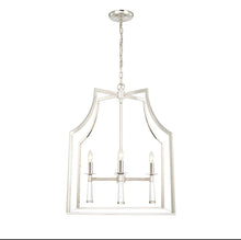 Load image into Gallery viewer, BAXTER 4 LT POLISHED NICKEL LANTERN
