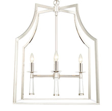 Load image into Gallery viewer, BAXTER 4 LT POLISHED NICKEL LANTERN
