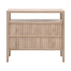 HIGHLAND OPEN SHELF 2-DRAWER NIGHTSTAND