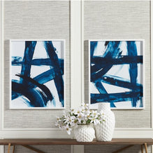Load image into Gallery viewer, INDIGO ABSTRACT PRINT-23.5 x 29.5
