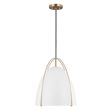 Load image into Gallery viewer, Norman Large 1 Light Pendant - Steel Matte White
