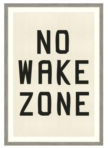 No Wake Zone