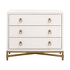 STRAND 3-DRAWER NIGHTSTAND