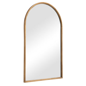 Arched Gold Mirror