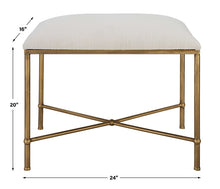 Load image into Gallery viewer, Avenham Small Bench - Gold
