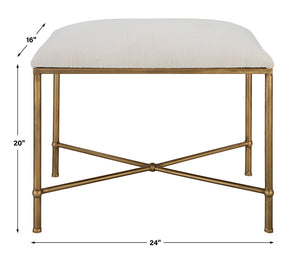 Avenham Small Bench - Gold