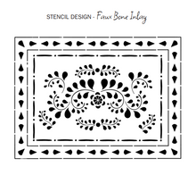 Load image into Gallery viewer, Annie Sloan Stencil - Faux Bone Inlay
