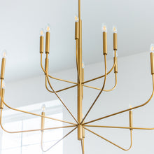 Load image into Gallery viewer, Brianna Large Two-Tier Chandelier
