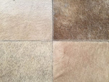 Load image into Gallery viewer, Scottsdale Ottoman 42x42 Hair on Hide Leather
