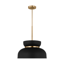 Load image into Gallery viewer, Pemberton Medium Pendant - Black
