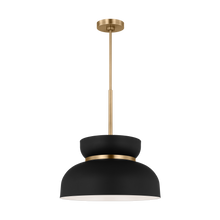 Load image into Gallery viewer, Pemberton Medium Pendant - Black
