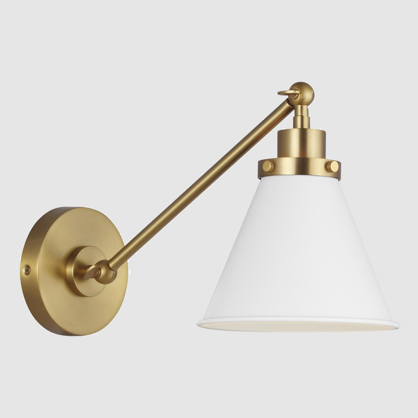 Wellfleet Single Arm Cone Task Sconce