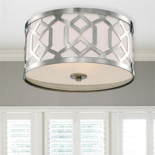 Load image into Gallery viewer, Jennings 3 Light Polished Nickel Ceiling Lamp
