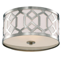 Load image into Gallery viewer, Jennings 3 Light Polished Nickel Ceiling Lamp
